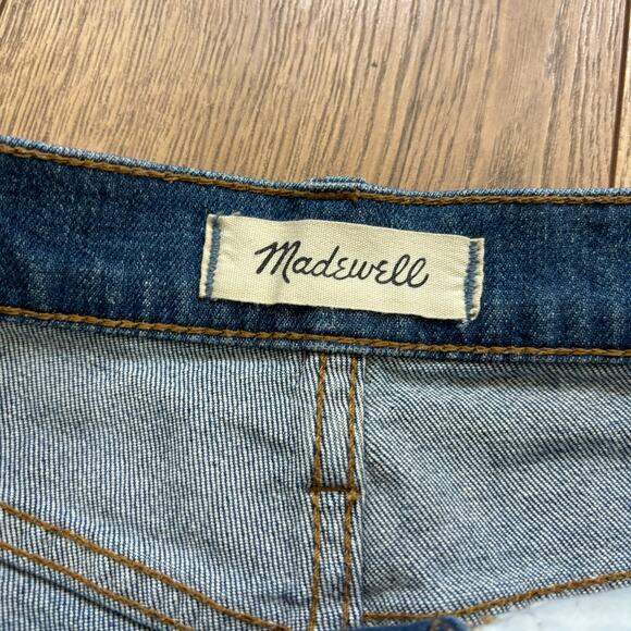 Madewell High Rise Denim Shorts 4" Inseam Medium Wash Size 25 - Picture 3 of 6
